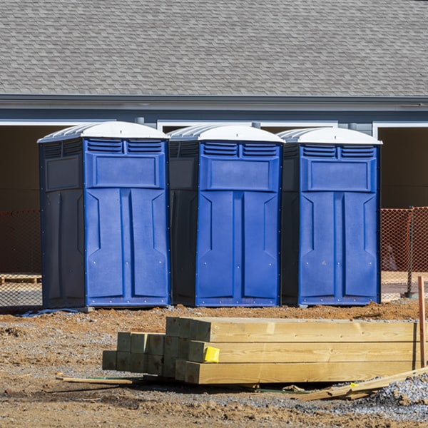 what is the maximum capacity for a single porta potty in Paxton NE